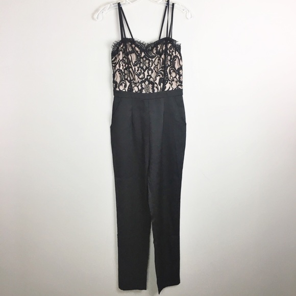 NAANAA | Black Lacy Jumpsuit - H4 - Picture 1 of 5